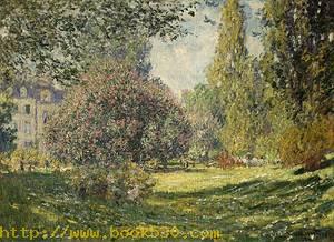 Landscape The Parc Monceau 1876