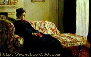 Meditation Mme. Monet on a Sofa. c.1870-1871