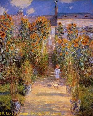 Monets Garden at Vetheuil2 1881