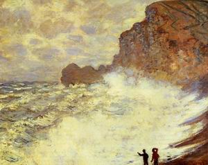 Stormy Weather at Etretat 1883