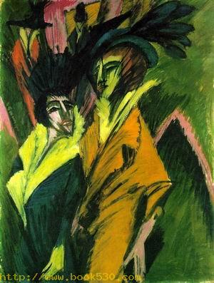 Two Women in the Street 1914