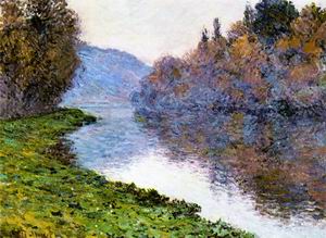 Banks of the Seine at Jenfosse Clear Weather 1884