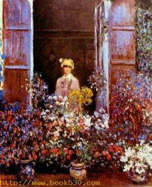 Camille Monet at the Window. 1873