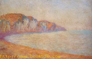 Cliff at pourville in the Morning 1897