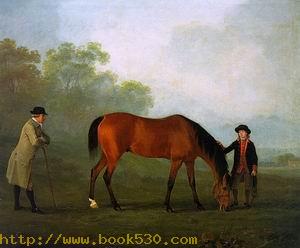 Furiband with his Owner Sir Harry Harpur and a Groom 1774