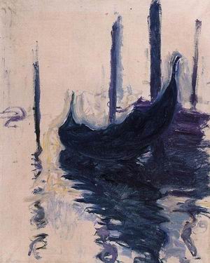 Gondola in Venice 1908