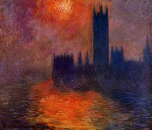 Houses of Parliament Sunset1 1900-1901