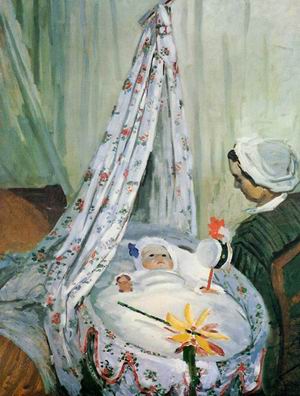 Jean Monet in His Cradle 1867