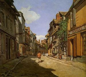 Le Rue de La Bavolle at Honfleur 1864