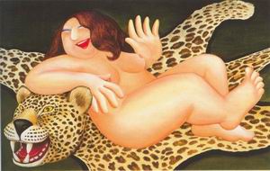 Nude on a Leopardskin