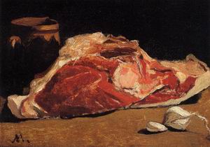 Still Life with Meat 1862-1863