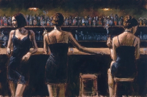 Study For 3 Girls in Bar