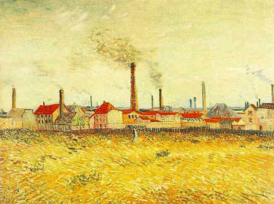 Factories at Asnieres Seen from the Quai de Clichy