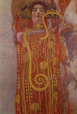 Hygieia ( detail from Medicine )