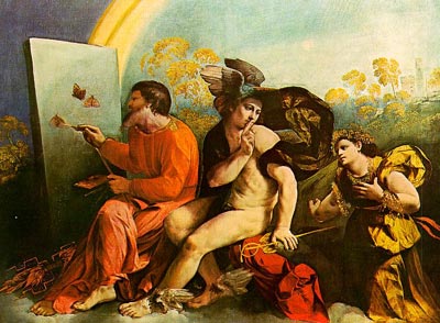 Jupiter, Mercury and Virtue