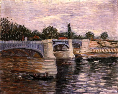 Seine with the Pont de la Grande Jette, The