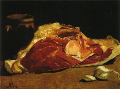 Still Life with Haunch of Meat