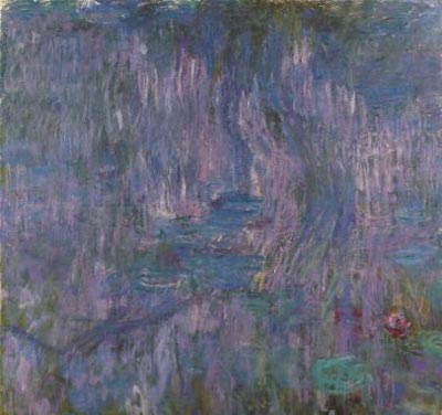 Water-Lilies, Reflections of Weeping Willows