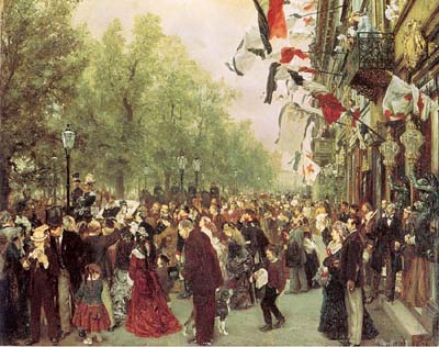 William I Departs for the Front, July 31, 1870