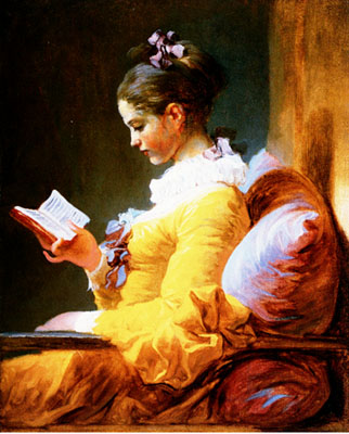 A Young Girl Reading