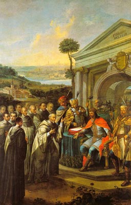 Bela III Founding the Cistercian Monastery at Szentgotthard in 1183
