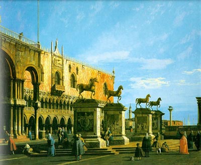 Capriccio, The Horses of San Marco in the Piazzetta