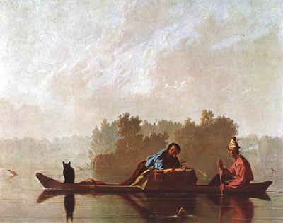 Fur Traders Going down the Missouri