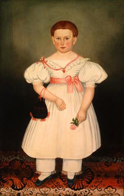 Girl with Reticule and Rose