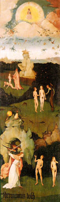 Haywain, left wing of the triptych