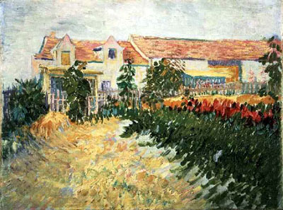 House with Sunflowers