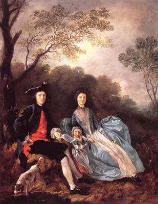 Portrait of the Artist with his Wife and Daughter