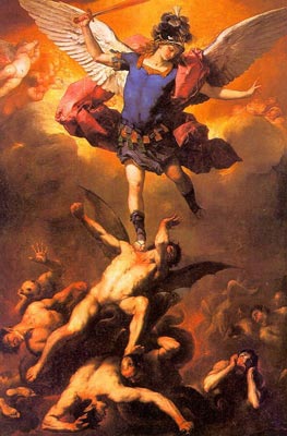 The Archangel Michael Flinging the Rebe