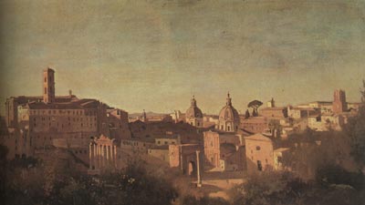 The Forum seen from the Farnese Gardens