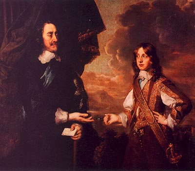 Charles I with James, Duke of York