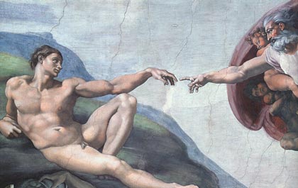 Creation of Adam (detail)