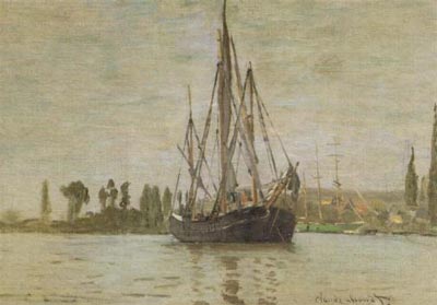 Fishing Boat at Anchor, Rouen