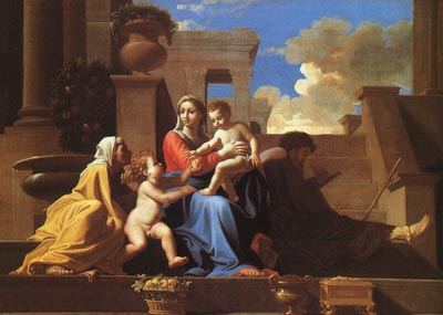 Holy Family on the Steps