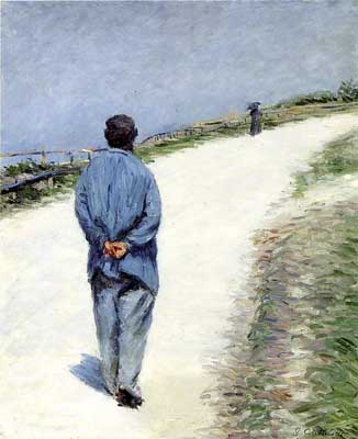 Man in a Smock, or Father Magliore on the Road between Saint-Clair and Etretat