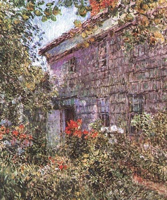 Old House and Garden at East Hampton, Long Island