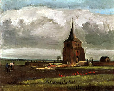 Old Tower at Nuenen with a Ploughman, The