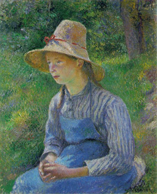 Peasant Girl with a Straw Hat