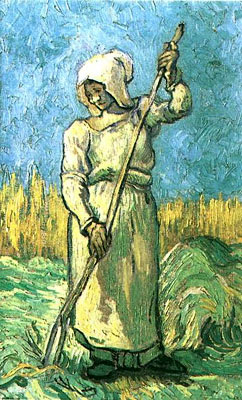 Peasant Woman with a Rake (after Millet)