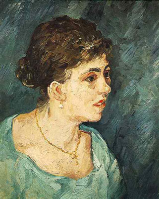 Portrait of Woman in Blue