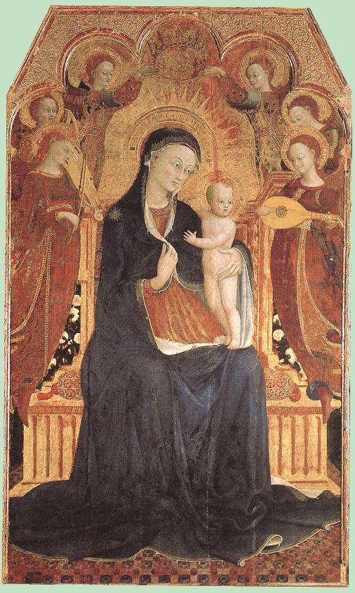 Virgin and Child Adored by Six Angels