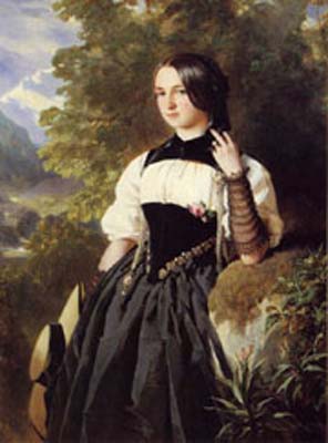 A Swiss Girl from Interlaken