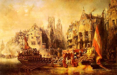 Arrival of the Duke of Alba at Rotterdam in 1567