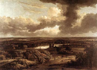 Dutch Landscape Viewed from the Dunes