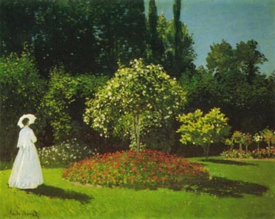 Jeanne-Marguerite Lecadre in the Garden