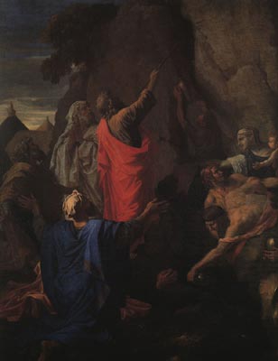 Moses Bringing Forth Water from the Rock