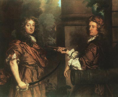 Sir Frescheville Holles and Sir Robert Holmes